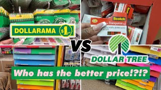 DOLLARAMA VS DOLLARTREE: Who has the better price!?