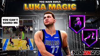 LUKA DONCIC BUILD is UNGUARDABLE in NBA 2K24!