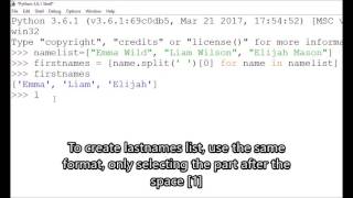 Using split function to split words where an empty space is found