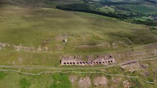 drone footage dji mini 2 rosedale kilns north yorkshire moors 010721