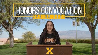 Honors Convocation Spring 2021