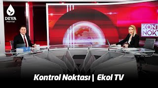 Genel Başkanımız Ali Babacan, Ekol TV'de Kontrol Noktası programına konuk oluyor