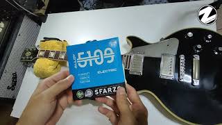 วิธีการเปลี่ยนสายกีต้าร์ไฟฟ้า ทรง lespaul