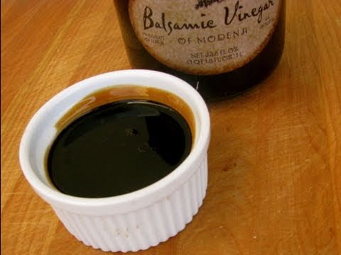 How to make balsamic glaze