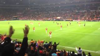 Wesley Sneijder with the rocket in the Galatasaray vs Fenerbahçe derby...