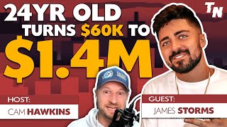 24yr Old Turns $60k to $1.4 Million in 2 Months Trading US30 w/ James Storms