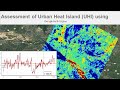 Assessment of Urban Heat Island (UHI) using  Remote sensing techniques in Google Earth Engine