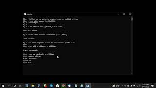Creating a user using sqlplus and connecting that user in sql developer