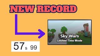 Bloxd.io skywars fastest win WORLD RECORD - (0:59.810)