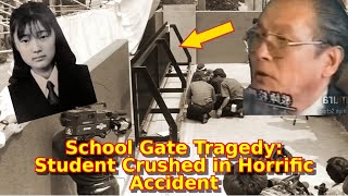 The Japanese Student Whose Head Was Crushed By A School Gate While Trying To Be On Time