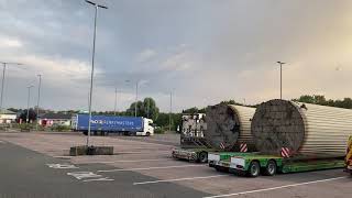 Two massive Low loaders trucks UK 🇬🇧 TRANSPORT