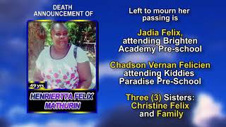 Henrietta Felix Mathurin long