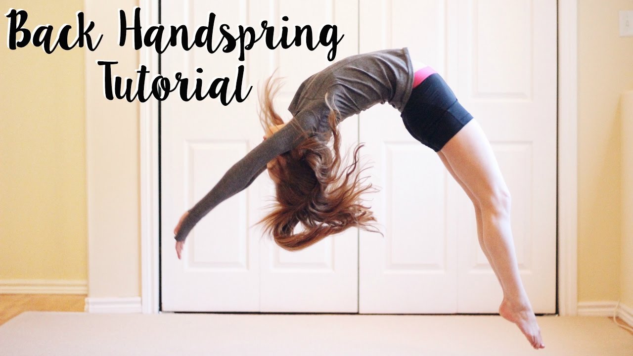 How To Learn A Back Handspring By Yourself Trackreply4