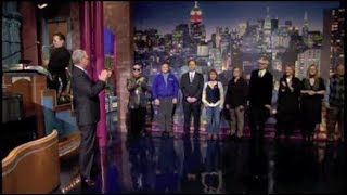 Dave's 30th Year Staffers Top Ten on Late Show, February 1, 2012