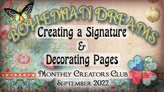 What Goes into a Signature \u0026 How to Decorate Heavily Printed Pages. Junk Journal Tutorial.