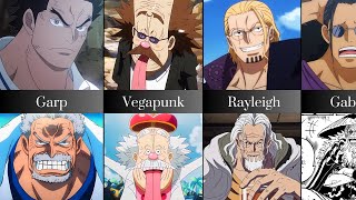 Young and Old Version of One Piece Character (Male Only)