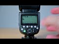 Godox V860iii Speedlight menu setup