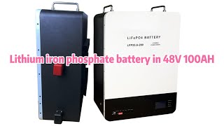 Lifepo4 DIY Equipped with CNA communication port：Lithium iron phosphate battery in 48V 100AH