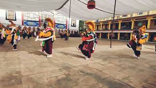 སྤྱི་ལོ་ ༢༠༢༢ ལོར་འཁྲབས་པའི་རོལ་འཆམ། Lama dance of 2022 || Himalayan Buddhist Monks ||