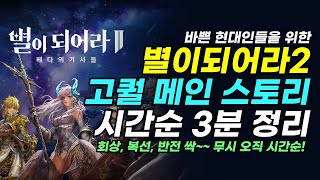 별이되어라2 스토리 3분 정리 오직 시간순 재구성 (ASTRA: Knights of Veda)