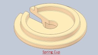 Spring Cup (Video Tutorial) SolidWorks