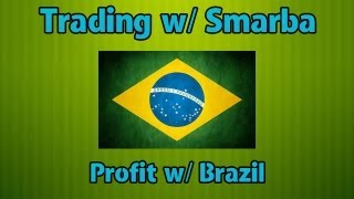 FUT 13 - How to Make Coins - Trading w/ Smarba (Profit w/ Brazil)