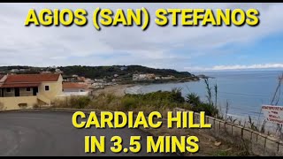 Agios San Stefanos - Sunset to Romanza. Cardiac Hill in 3.5 minutes