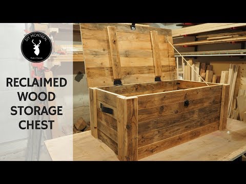 Build a storage chest from reclaimed wood Build a storage chest from reclaimed wood