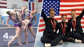 Rockville Acrobatic Gymnasts Earn Silver in World Championship | NBC4 Washington