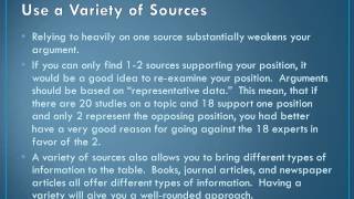 Developing a Research Strategy Narrated