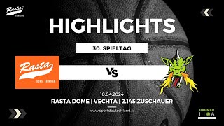 Highlights: RASTA Vechta II - Artland Dragons 88:98 (10.4.24)