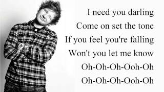 Ed Sheeran - SING - HD LYRICS (New Song 2014)