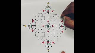 மார்கழி மாத சிறப்பு 🌺 கோலங்கள் 🪔 15*1 dots simple rangoli designs #muggulu #rangoli #15*1dotskolam