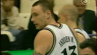 Kinder Bologna Lietuvos rytas saporta cup semifinal 2000 game 2