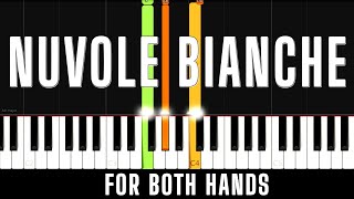 Ludovico Einaudi - Nuvole Bianche - Easy Beginner Piano Tutorial - For 2 Hands