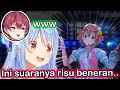 Reaksi Marine, Pekora, Noel, Flare Ketika Melihat Risu Pake Suara Ayunda..