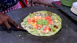 Roadside Special Three Layer Egg Dish | Tadka Omelette Recipe | Egg Street Food | Indian Street Food