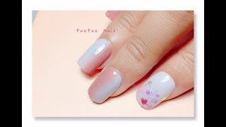 雙色漸層 基礎系列＊單元1＊【FunFun Nail】美甲教學 凝膠指甲 nail tutorial 指甲教學 DIY gel nail