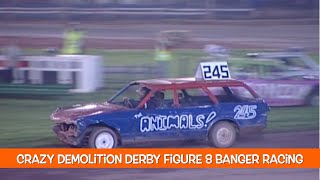 Crazy Demolition Derby Figure 8 Banger Racing  - World Championships