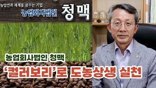 [탐방] '컬러보리'로 도농 상생 실천하는 '농업회사법인 청맥'