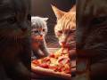 AI-Generated Cat Delivering Pizza #cute #ai #cat #chatgpt