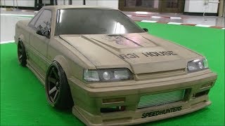 ナックルおじさん  ＮＥＷ　ドリフト　ボディ　 R31HOUSE　 R31 SKYLINE GTS-R　GRK３　 RWD DRIFT RC