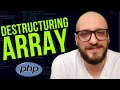 Array destructuring in PHP