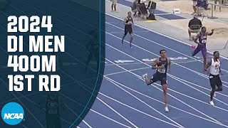 Men's 400m - 2024 NCAA outdoor track and field East First Round (Heat 5)