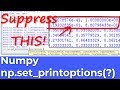 Numpy Turn Off Scientific Notation
