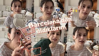 VLOG || BARCELONA'DAN ALDIKLARIM 🛍️ -  YURT DIŞI ALIŞVERİŞ VLOGU - İLK EV VLOGUM 🥲 -  VLOG 39