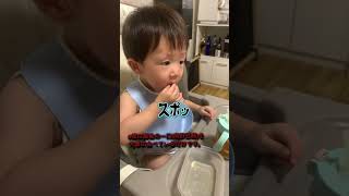 【新しい高野豆腐の食べ方】1歳児#Shorts#赤ちゃん#もったいない精神