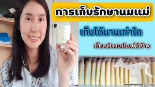 การเก็บรักษานมแม่ เก็บได้นานเท่าไหร่ บริเวณไหนบ้าง by แม่หยก