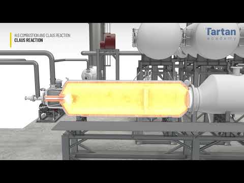 What is fed to the Sulphur recovery plant?