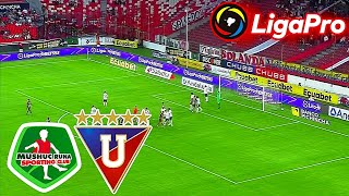 Mushuc Runa vs Liga de Quito EN VIVO Liga Pro Ecuador 2024